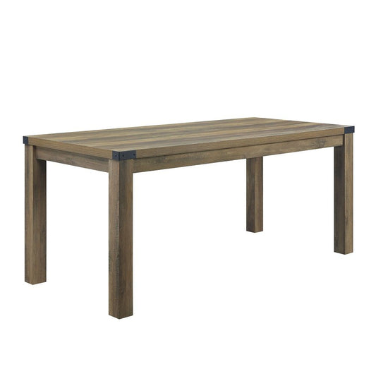 Abiram - Dining Table - Rustic Oak