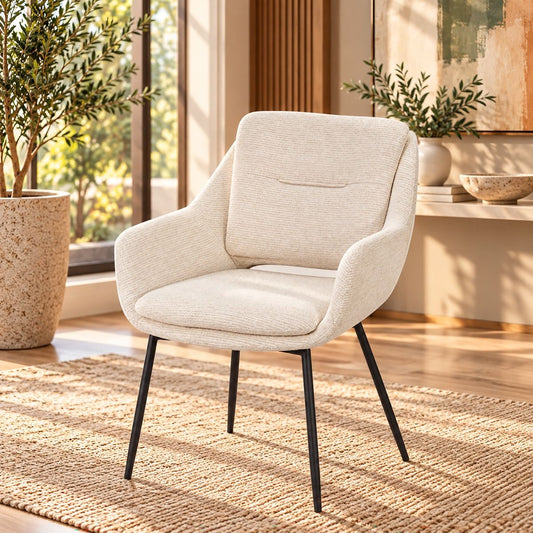 Bexley - Arm Chair (Set of 2) - Beige Linen