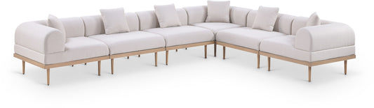 Laguna - 6 Piece 142" Outdoor Patio Modular Sectional