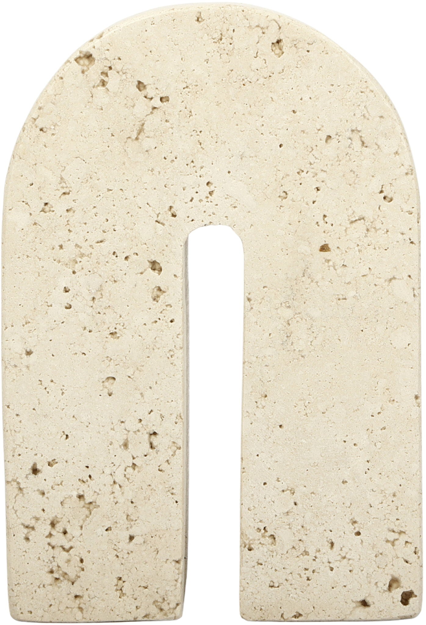 Phillipe - Genuine Travertine Bookend
