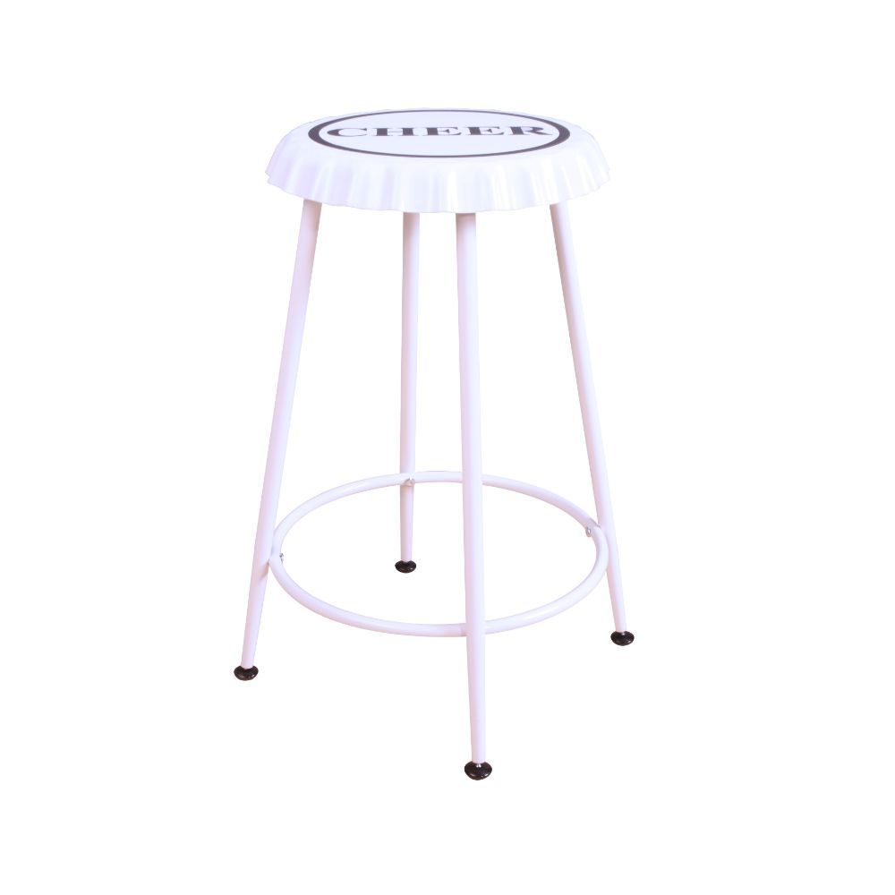 Mant - Stool (Set of 2) - White