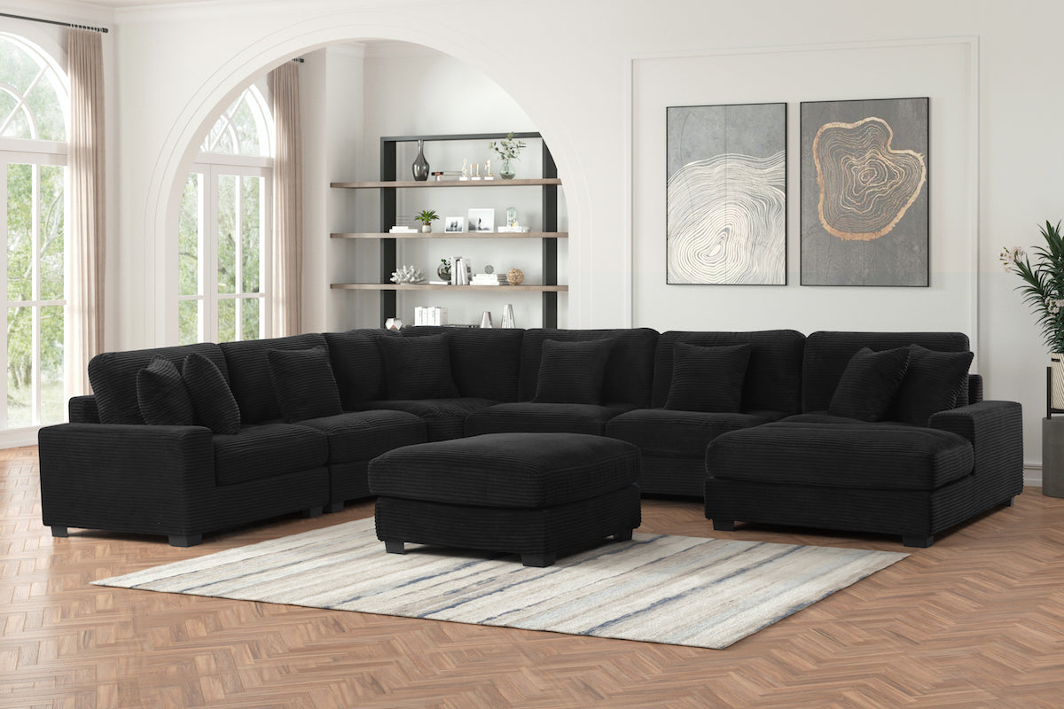 5-Pc Corduroy Sectional