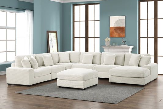 5-Pc Corduroy Sectional