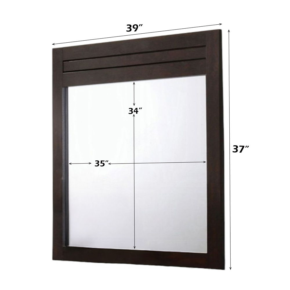 Panang - Mirror - Mahogany