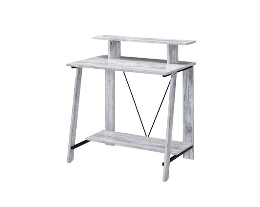 Nypho - Writing Desk - Antique White & Black