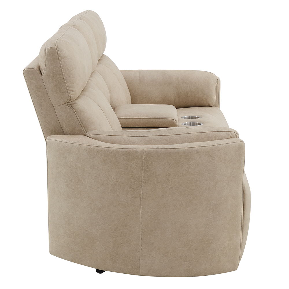 Elison - Motion Loveseat With Console & Storage
