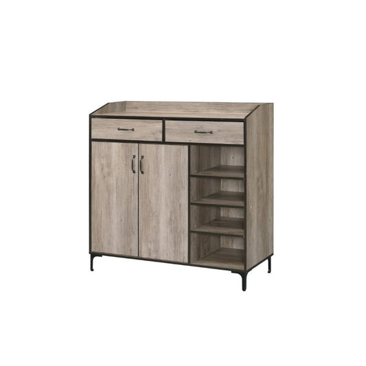 Pavati - 48" Shoe Cabinet - Rustic Gray Oak
