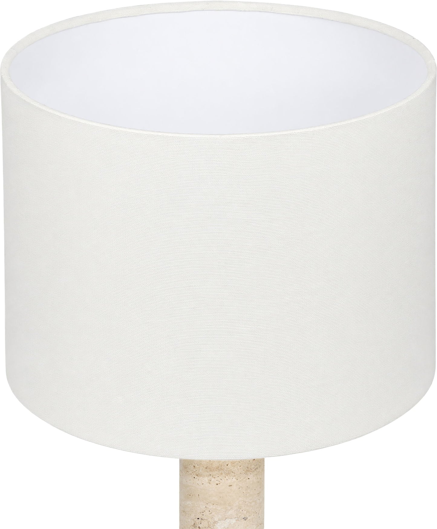 Opaline - Linen Textured Fabric And Brass Table Lamp