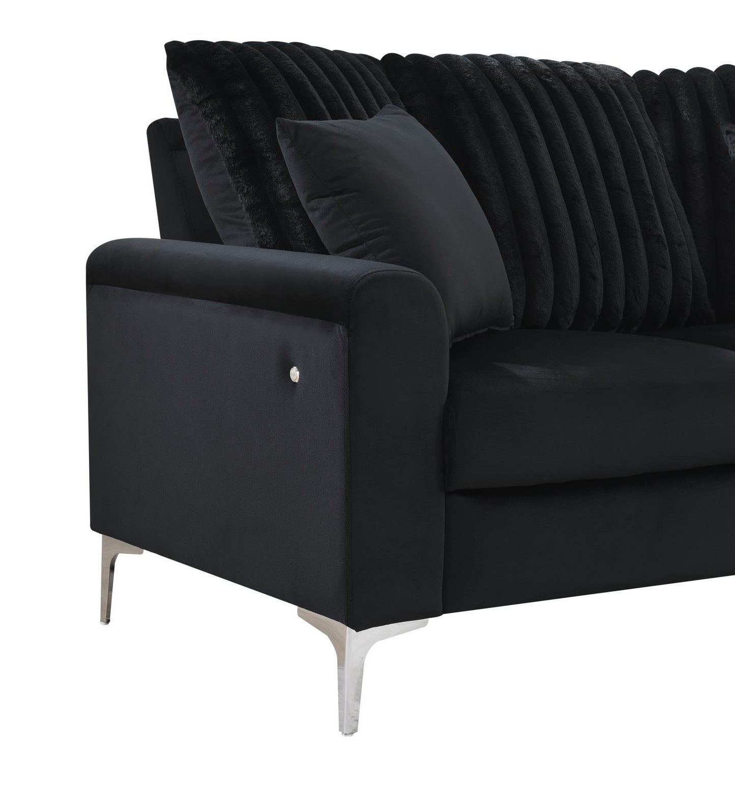 U480 - Sofa & Loveseat - Black