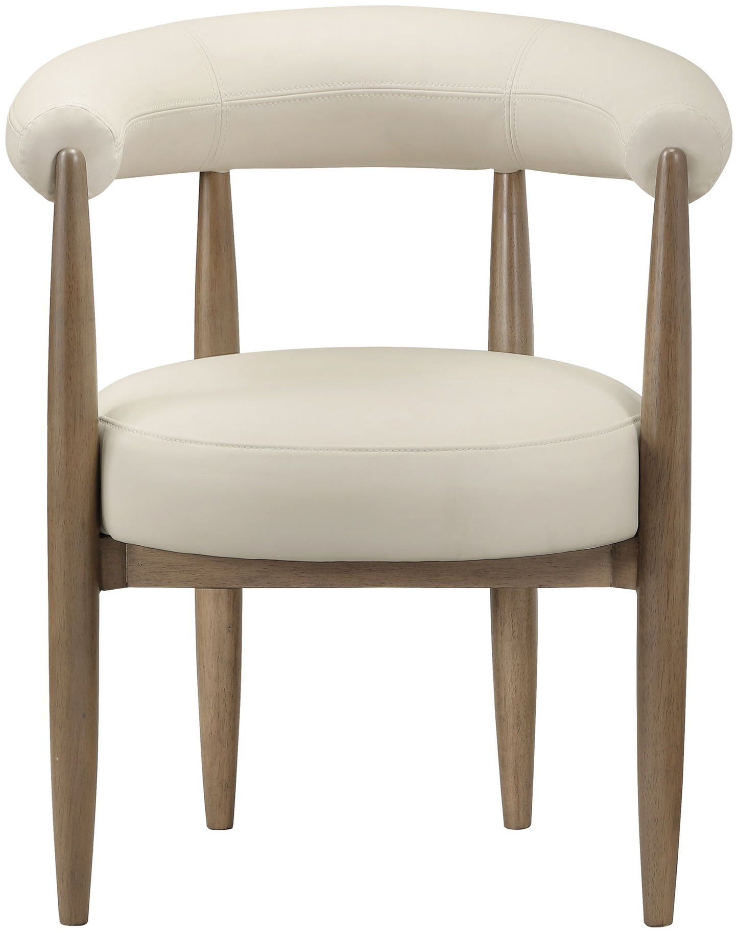 Sable - Vegan Leather Upholstered Dining Chair (Set of 2) - Brown Base