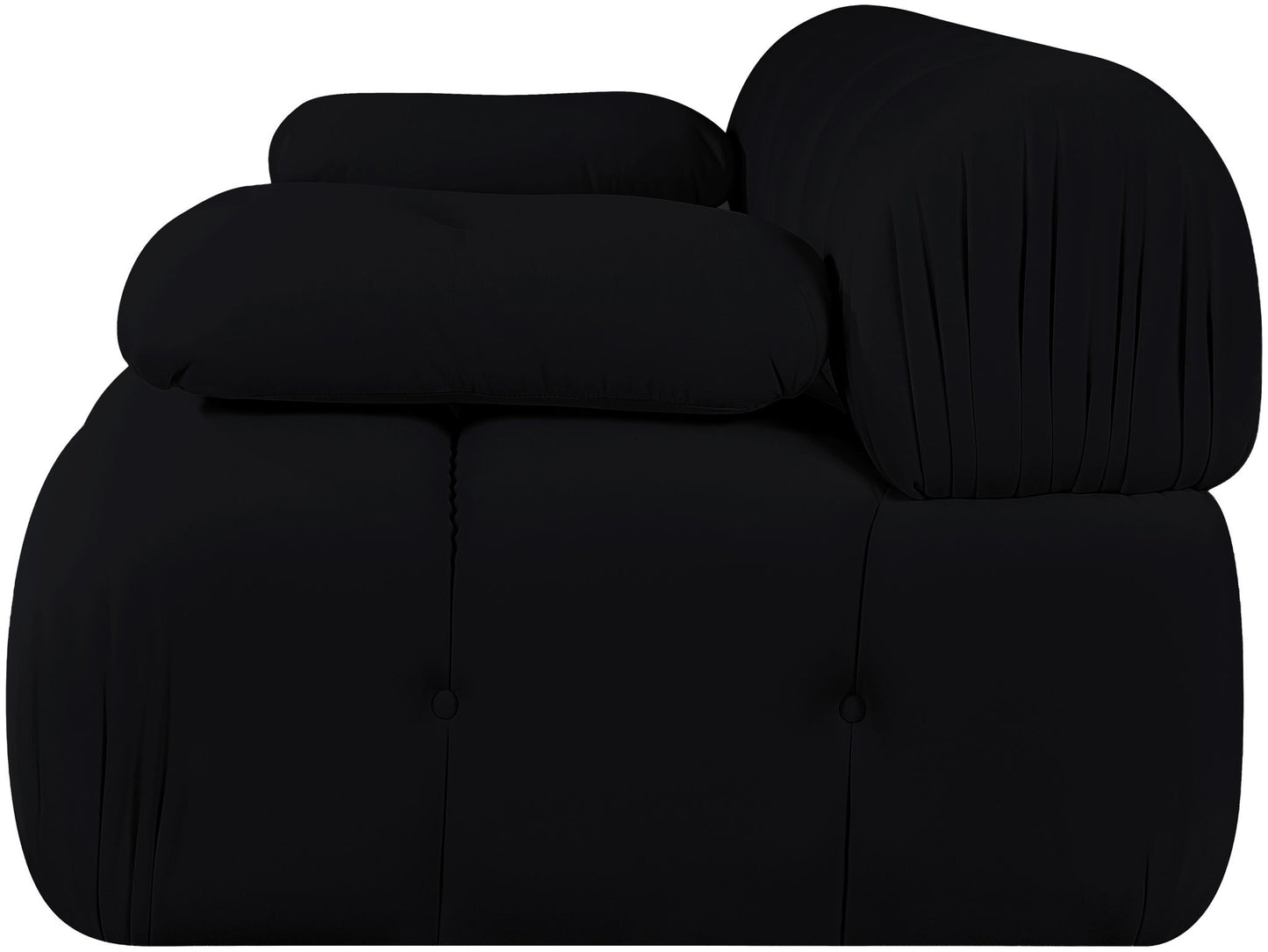 Orin - Velvet Performance Fabric Upholstered 2 Piece Modular Sofa