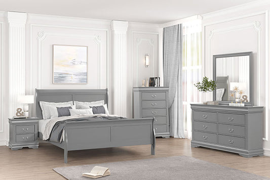 Louis Philippe - 5 Pc Queen Bedroom Set