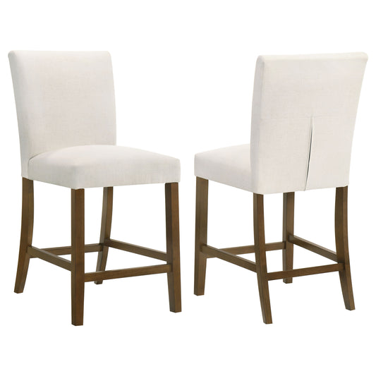 Paxton Upholstered Counter Height Dining Chair Beige (Set of 2)