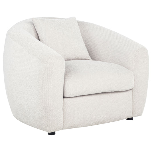 Isabella Fabric Upholstered Accent Chair Sand