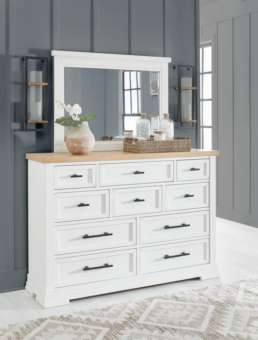 Ashbryn Dresser and Mirror