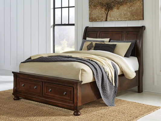 Porter Queen Sleigh Storage Bed