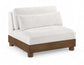 Turin - Chenille Fabric Upholstered Modular Armless Chair