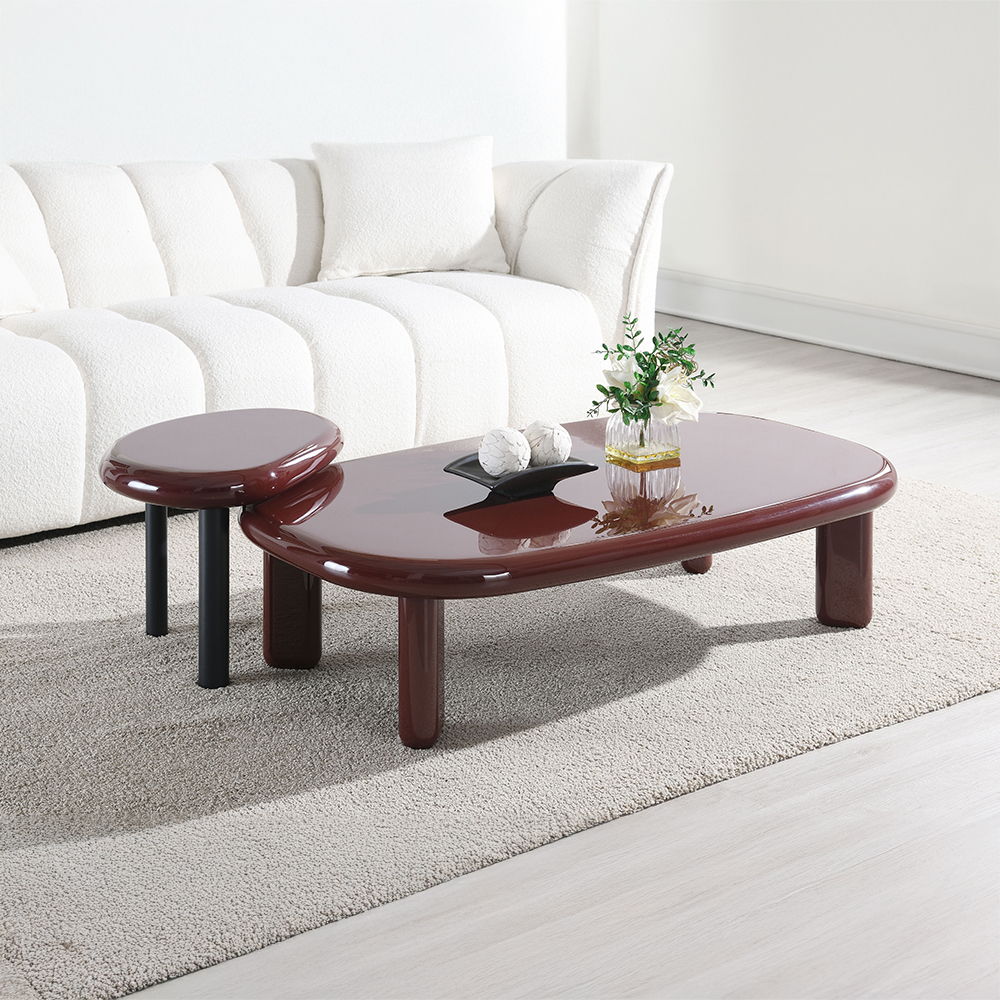 Eddie - End Table - Red High Gloss