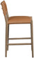 Andie - Upholstered Counter Stool - Brown Base