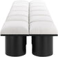 Pavilion - 12 Piece Modular Bench With Black Base