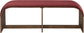 Sable - 52" Velvet Performance Fabric Upholstered Bench