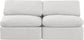 Indulge - Velvet 2 Seat Modular Armless Sofa