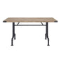 Edina - Dining Table - Oak & Sandy Black