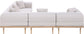 Laguna - 5 Piece 106.5" Upholstered Outdoor Patio Modular Sectional