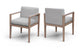 Solace - Olefin Performance Fabric Outdoor Patio Dining Arm Chair