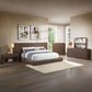 Leanna - Nightstand With Wood Top - Brown Oak