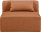 Cube - Armless Chair - Cognac