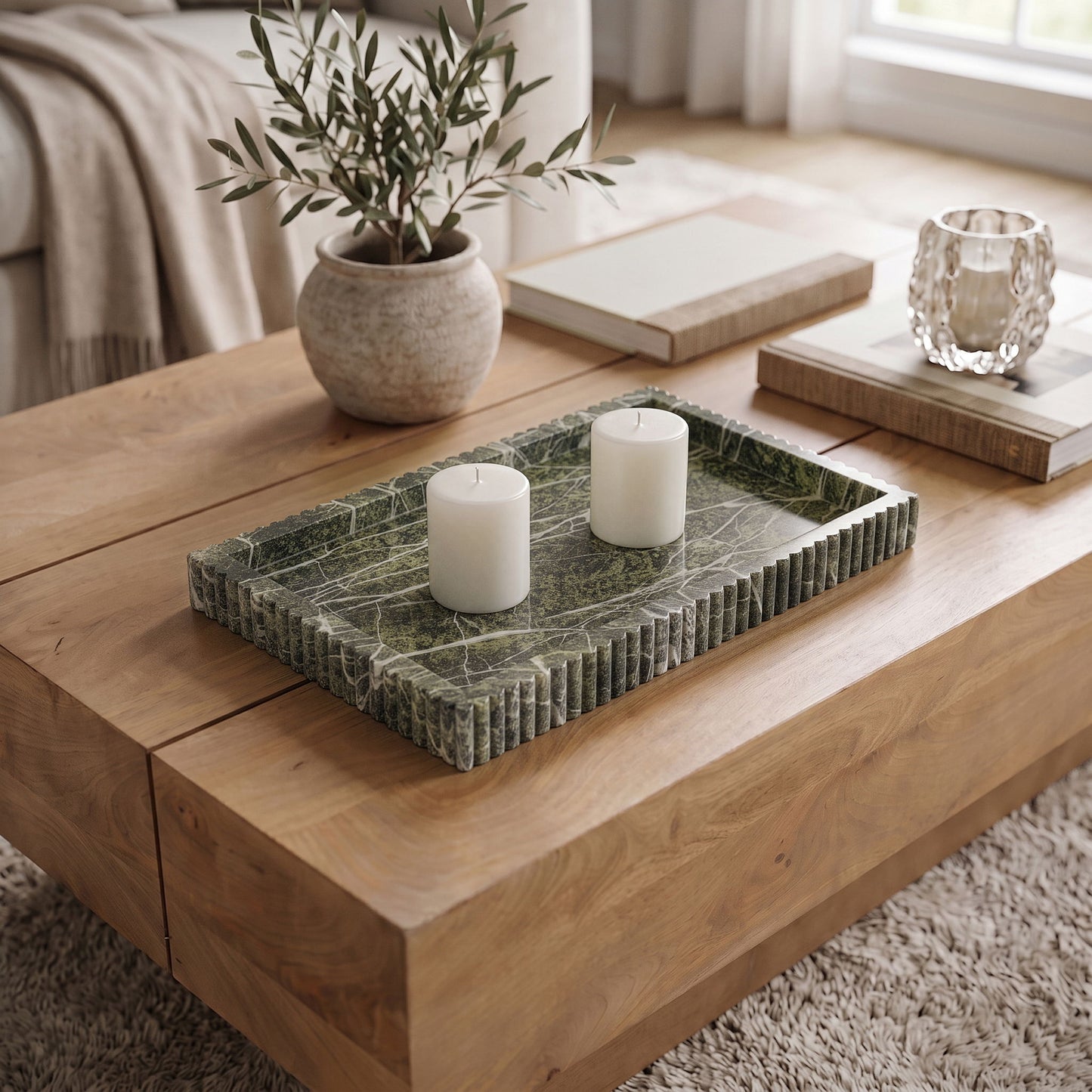 Hannah - Genuine Marble Tray