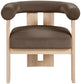 Arienzo - Performance Fabric Upholstered Accent Chair - Natural Base