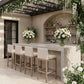 Solace - Olefin Performance Fabric Outdoor Patio Bar Stool