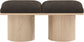 Pavilion - 2 Piece Modular Bench With Natural Base