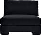 Hammond - Velvet Performance Fabric Upholstered Armless Chair