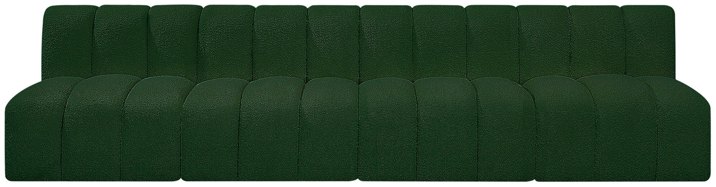 Arc - Boucle Fabric 4 Seats Modular Sofa