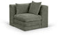 Stellar - Chenille Fabric Upholstered Modular Corner Chair