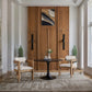 Sacha - Linen Dining Chair With Natural Base (Set of 2)