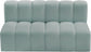 Arc - Faux Leather 2 Seats Modular Sofa