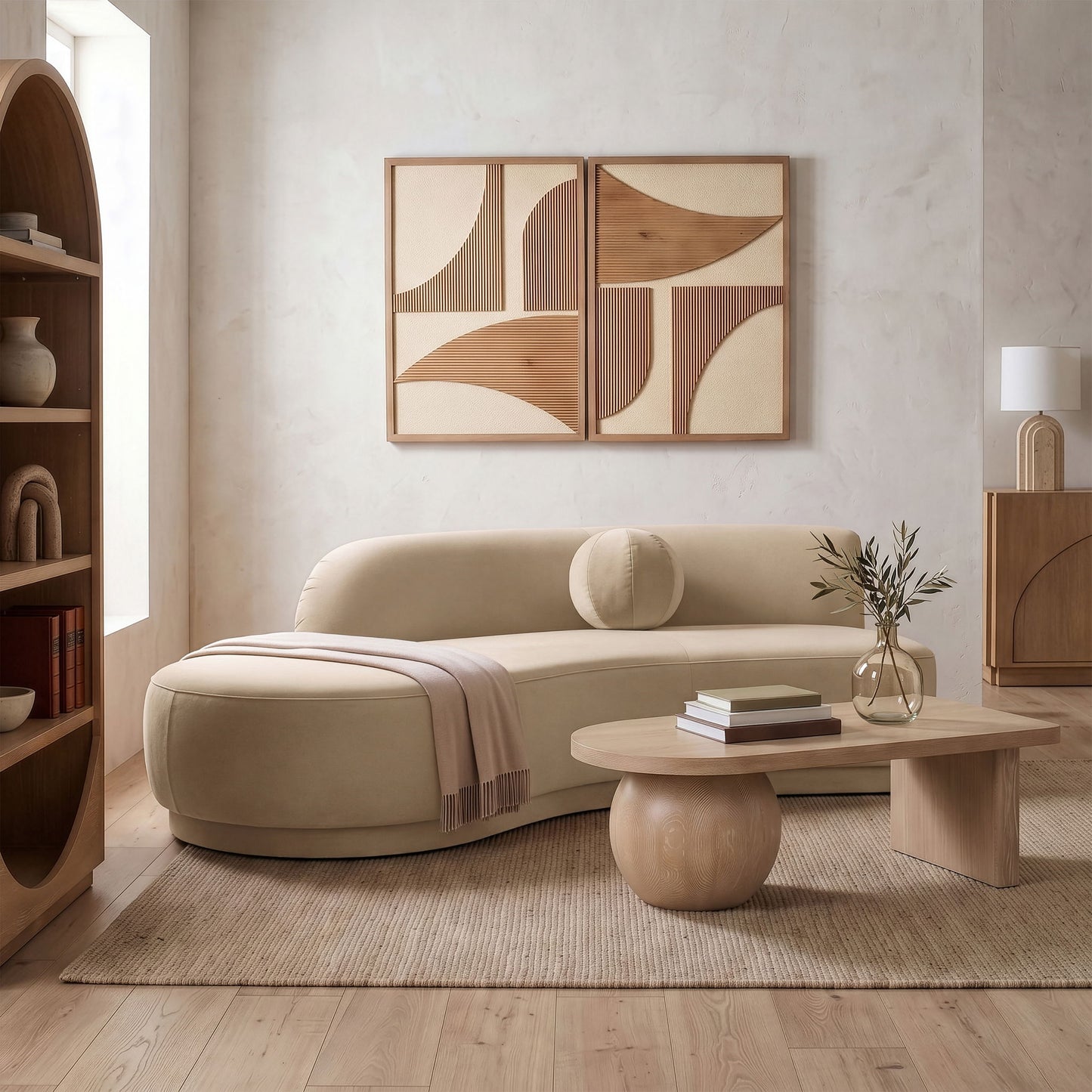 Avra - 86" Velvet Performance Fabric Upholstered Sofa