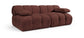 Orin - Velvet Performance Fabric Upholstered 2 Piece Modular Sofa