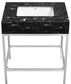 Marmo - Engineered Marble Bathroom Vanity With Chrome Base