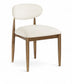 Riccio - Fabric Dining Side Chair (Set of 2) - Walnut Frame