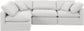 Indulge - Linen 4 Piece Modular Sectional - White