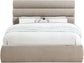 Adam - Chenille Fabric Bed With 52" Headboard