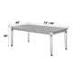 Varian - Dining Table - Mirrored & Antique Platinum