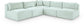 Shaggy - 5 Piece Modular Corner Armless Sectional