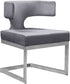 Alexandra - Dining Chair with Chrome Legs
