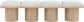 Pavilion - 4 Piece Modular Bench With Natural Base